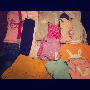 Baby Girl Clothes Bundle Sizes 9months-18months